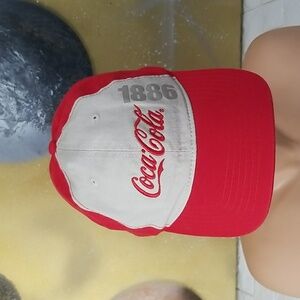 Vintage Coca-Cola Baseball Cap - Red & Tan